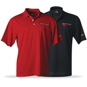 Corvette Polo - Grand Sport Nike DriFit - Black or Red,Apparel