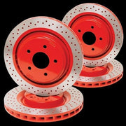 Corvette Powder Coated Rotors : 2006-2013 Z06 & Grand Sport,Brakes