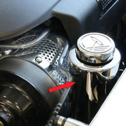 Corvette Power Steering Reservoir Cover - Stainless Steel : 2009-2012 ZR1,Engine