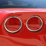 Corvette Rear Taillight Bezels - Billet Chrome - 2005-2013 C6, Z06, ZR1, Grand Sport,Lighting