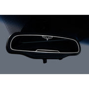 Corvette Rearview Mirror Trim Stainless Steel : 2005-2013 C6,Z06,ZR1,Grand Sport,Interior