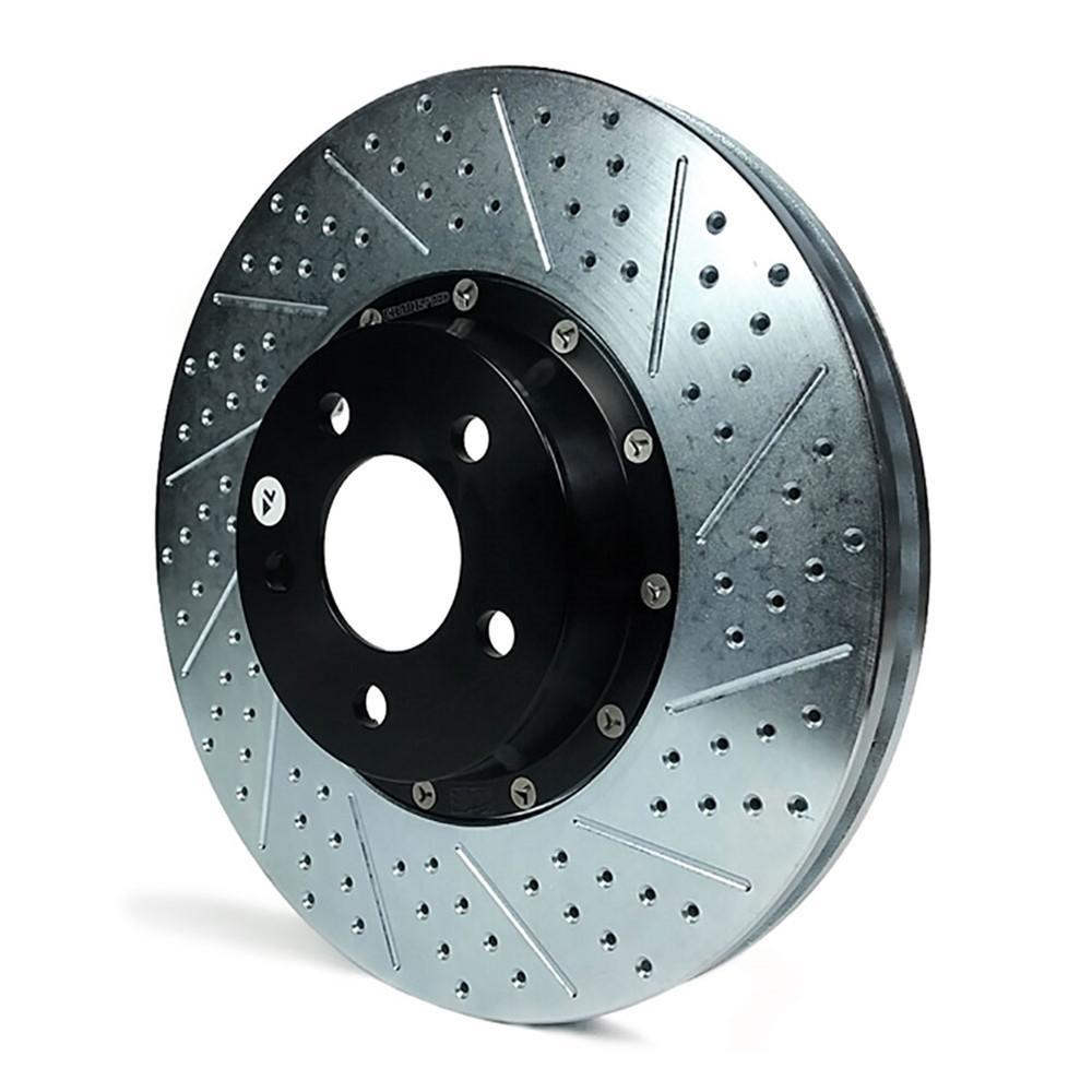 Corvette Rotors Drilled and Slotted with Zinc - Baer EradiSpeed+ ...