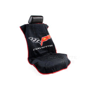 Corvette Seat Armor Protective Cover - Black Pair (05-13 C6, Grand Sport, Z06, ZR1),Seats