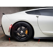 Corvette Sentinel Side Foils and Rear Winglets - Carbon Fiber : C7 Stingray,0