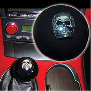 Corvette Shift Knob - Skull Inlaid on Black : 2005-2013 C6,Z06,ZR1,Grand Sport,Interior
