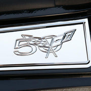 (97-04 C5) : Corvette Sill Plates - Billet Aluminum Chrome with 50th Logo,Interior