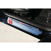 Corvette Sill Plates - Billet Aluminum Chrome with Grand Sport Logo (10-13 Grand Sport),Interior