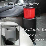 Corvette Single Cup Holder Travel Buddy - Black : 1997-2004 C5 & Z06,Interior