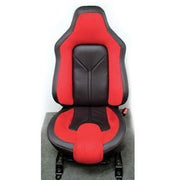 Corvette Sport Seat Foam & Seat Covers - Red/Black,0