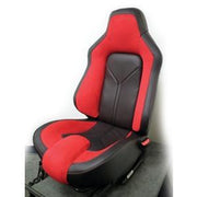 Corvette Sport Seat Foam & Seat Covers - Red/Black,0