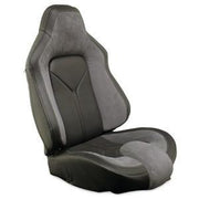 Corvette Sport Seat Foam & Seat Covers - Steel Gray/Black,0