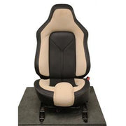 Corvette Sport Seat Foam & Seat Covers - Tan/Black,0