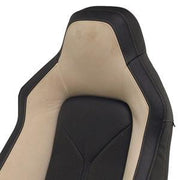 Corvette Sport Seat Foam & Seat Covers - Tan/Black,0