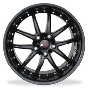 Corvette SR1 Performance Wheels - APEX Series : Semi Gloss Black,Wheels & Tires