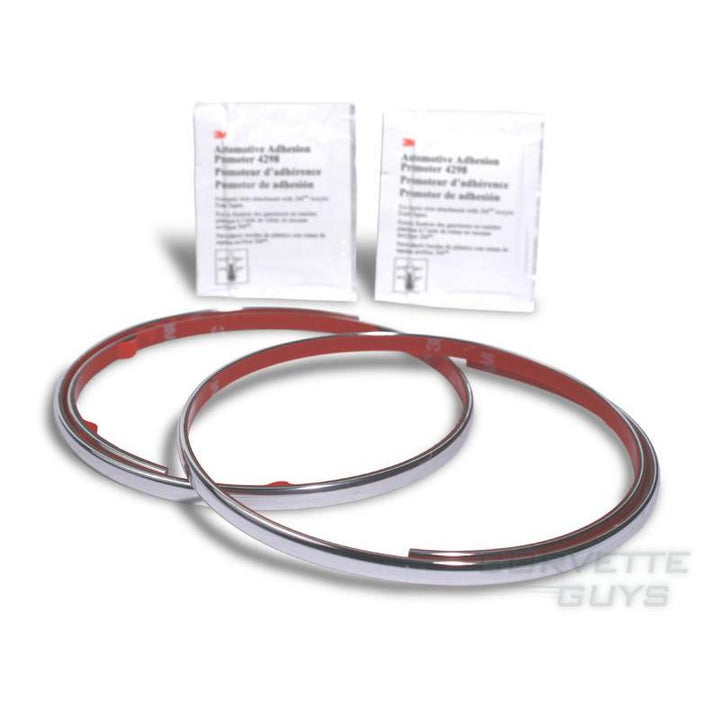 Corvette Stainless Steel Laser Mesh Side Vents (97-04 C5 / C5 Z06),Exterior
