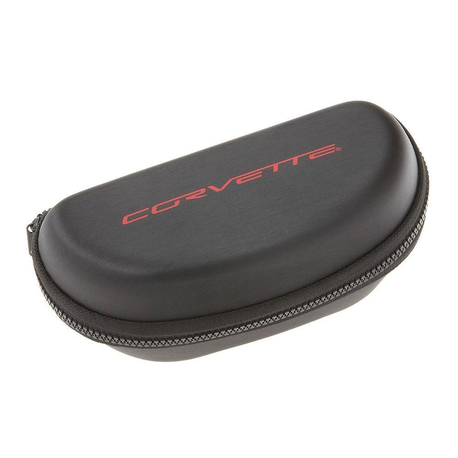 Corvette Sunglasses - Large Deluxe Sunglass Case : C6 Logo,Apparel