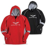 Corvette Sweatshirt Hoodie - Quarter-Zip : 2005-2013 C6,Apparel