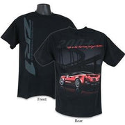 Corvette T-shirt - ZR1 Life In The Fast Lane - Red,Apparel