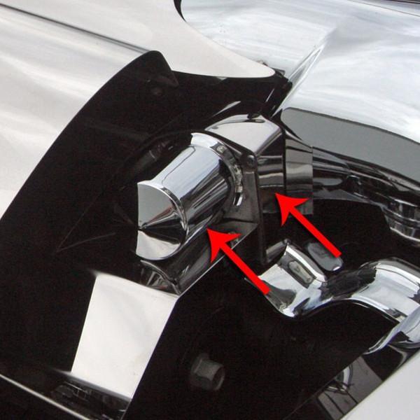 Corvette Throttle Body Motor Cover 2pc. - Polished/Chrome : 2005 - 2007 C6 LS2 Only,Engine