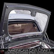 Corvette Trunk Lid Liner Polished Stainless Steel : 1998-2004 C5 Convertible, Z06,Exterior