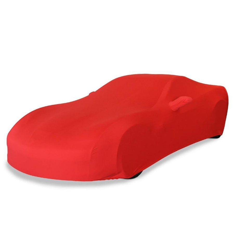 Corvette Ultraguard Plus Stretch Satin Car Cover- Red - Indoor : 2005-2013 C6, Z06, ZR1, Grand Sport,Car Cover