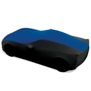 Corvette Ultraguard Plus Stretch Satin Sport Car Cover - Blue/Black - Indoor : C7 Stingray, Z51, Z06, Grand Sport,Car Cover