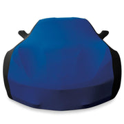 Corvette Ultraguard Plus Stretch Satin Sport Car Cover - Blue/Black - Indoor : C7 Stingray, Z51, Z06, Grand Sport,Car Cover