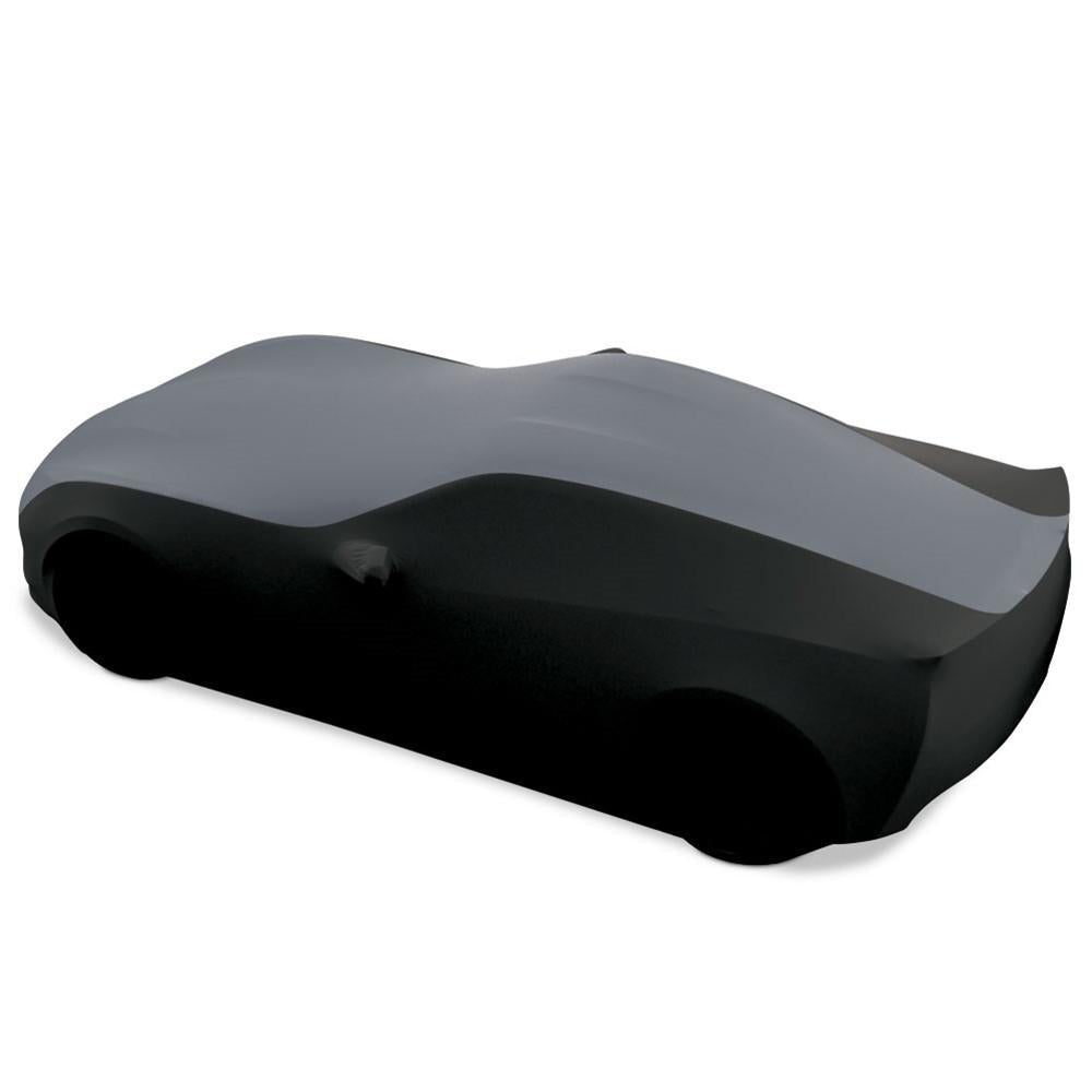 Corvette Ultraguard Plus  Stretch Satin Sport Car Cover - Grey/Black - Indoor : C7 Stingray, Z51, Z06, Grand Sport,Car Cover