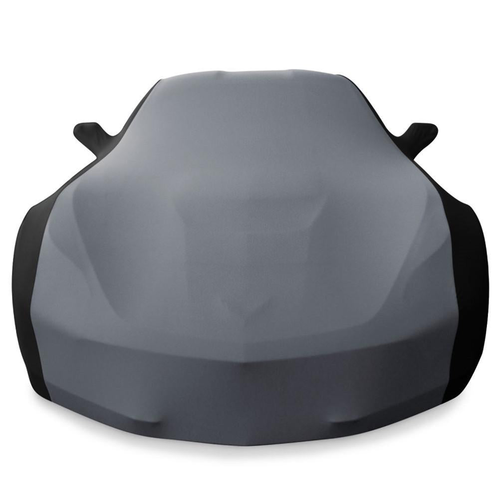 Corvette Ultraguard Plus  Stretch Satin Sport Car Cover - Grey/Black - Indoor : C7 Stingray, Z51, Z06, Grand Sport,Car Cover