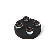 Corvette Valve Stem Cap - Black - 4 Pieces : 2014 C7,Wheels & Tires