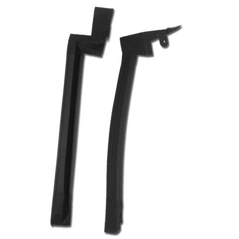 Corvette Weatherstrip Door Window Rear Vertical WS - Coupe - Pair (1968-1969),0