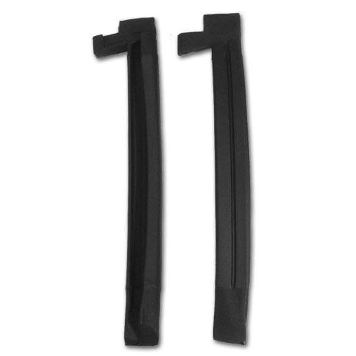 Corvette Weatherstrip Door Window Rear Vertical WS - Coupe - Pair (1969 Mid Production),0