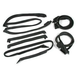 Corvette Weatherstrip Kit - Coupe Body 6 Pc. USA (C4 90-96),0