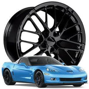 Corvette Wheel - 2009 ZR1 Style Reproduction : Gloss Black,Wheels & Tires