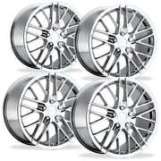 Corvette Wheel - 2009 ZR1 Style Reproduction (Set) : Chrome,Wheels & Tires