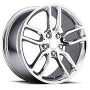 Corvette Wheel - C7 Corvette Stingray Z51 Split Spoke GM : Chrome,Wheels & Tires