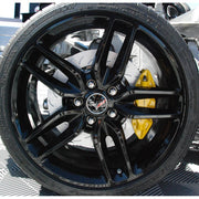 Corvette Wheel - C7 Corvette Stingray Z51 Split Spoke GM (Set) : Gloss Black 2014+,Wheels & Tires