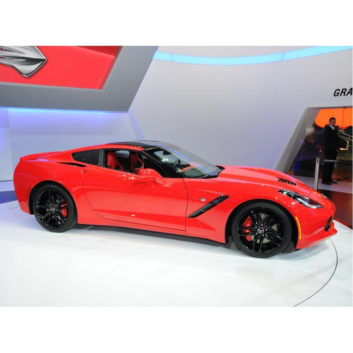 Corvette Wheel - C7 Corvette Stingray Z51 Split Spoke GM (Set) : Gloss Black 2014+,Wheels & Tires