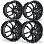 Corvette Wheel Package - SR1 APEX Semi-Gloss Black Set (97-12 C5 / C6),Wheels & Tires