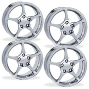 Corvette Wheels - 2000-04 Style Reproduction (Set) : Chrome,Wheels & Tires