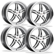 Corvette Wheels - Cray Scorpion (Set) : Chrome,Wheels & Tires