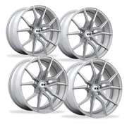 Corvette Wheels - XO Luxury - Verona (Set) : Brushed Silver, C5, C6, C7,Wheels & Tires