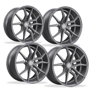 Corvette Wheels - XO Luxury - Verona (Set) : Matte Gunmetal, C5, C6, C7,Wheels & Tires