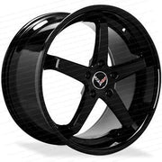 Corvette Wheels L-CC5 Monoblock - Lexani - Gloss Black : C6, C7, Z51,Wheels