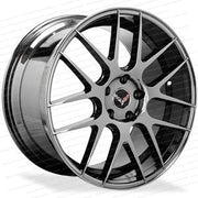 Corvette Wheels L-CC7 Monoblock - Lexani - Black Chrome : C6, C7, Z51,Wheels