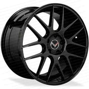 Corvette Wheels L-CC7 Monoblock - Lexani - Gloss Black : C6, C7, Z51,Wheels