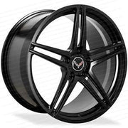 Corvette Wheels LF-CM5 Forged Monoblock - Lexani - Black : C6, C7, Z51,Wheels