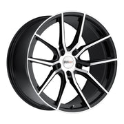 Corvette Wheels (Set) - Cray Spider - Gloss Black w/ Mirror Cut Face,Wheels & Tires
