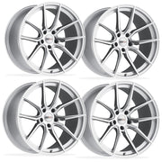 Corvette Wheels (Set) - Cray Spider - Silver w/ Mirror Cut Face,Wheels & Tires