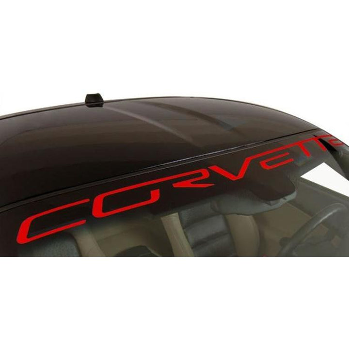 Corvette Windshield Decal Letter Kit : 2005-2013 C6,Z06,ZR1,GS,Exterior